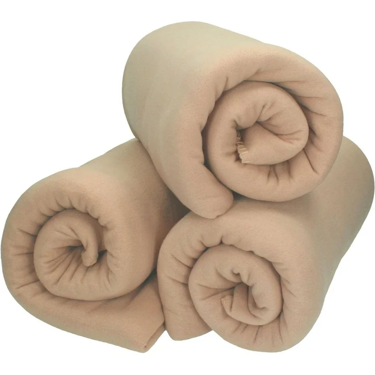 Wohndecke 3 Stück Fleecedecke Kuscheldecke Sofadecke Größe 130x170 cm, Betz, Qualität 180 g/m²