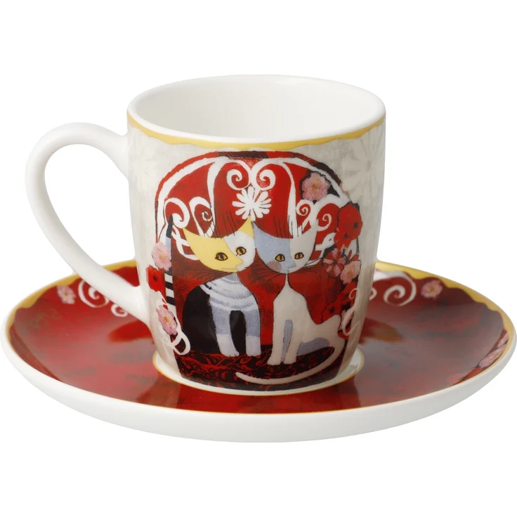 Goebel Tasse Espressotasse R. Wachtmeister -Templi dell' amore, 1-tlg, Porzellan – Bild 4