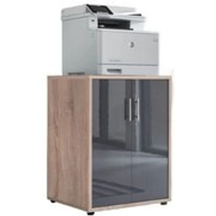 BMG Möbel Aktenschrank Druckerschrank Office Edition (große Oberplatte auch für Office Drucker geeignet) Höhe 74 cm, optimale Ergänzung zu Schreibtischen – Bild 5