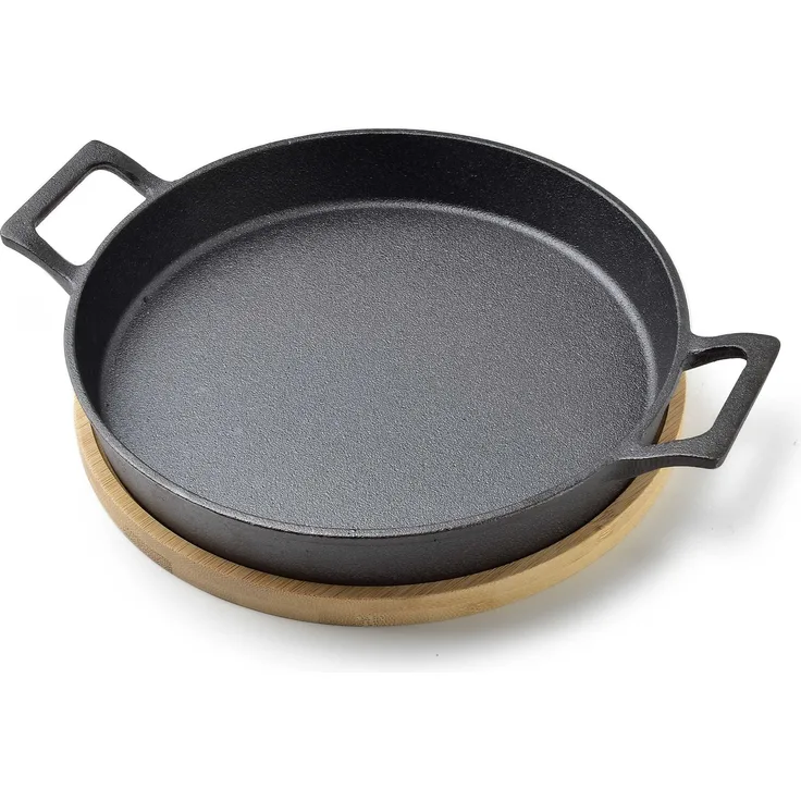 Servierpfanne gusseisen Luxe Mini 20x20x4cm schwarz matt 1 Stk