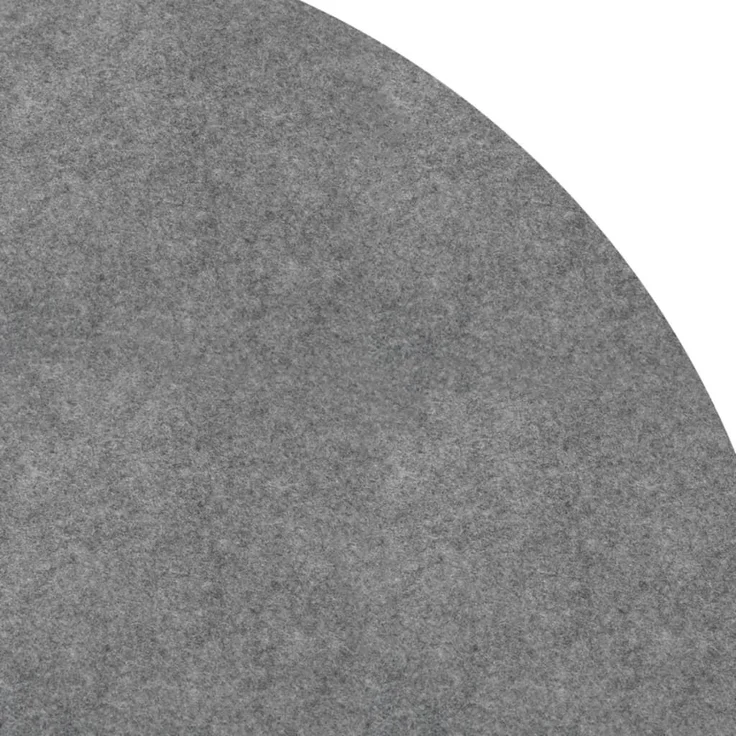 vidaXL Pool-Bodentuch Hellgrau Ø550 cm Polyester Geotextil 94222 – Bild 3