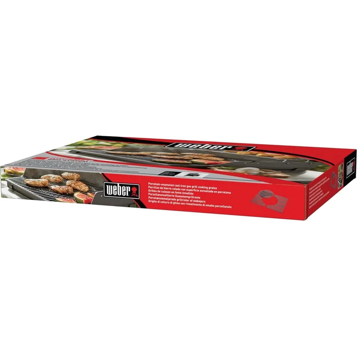 Weber Grillroste für Spirit 400 Serie (ab 2025), sowie 300 Serie (vor 2025) / aus Gusseisen, Gourmet BBQ System, für optimale Hitze und Grillstreifen – Schwarz (8847) – Bild 7