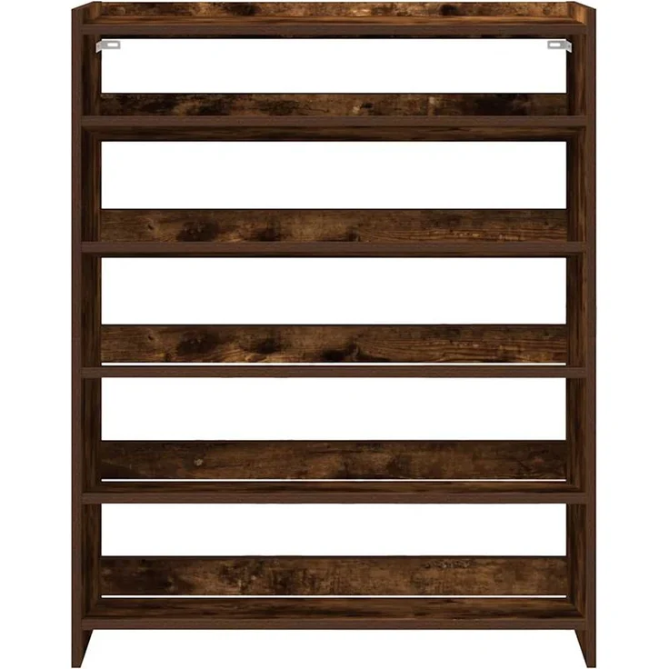 vidaXL Schuhregal Räuchereiche 80x25x100 cm Holzwerkstoff 859900 – Bild 3