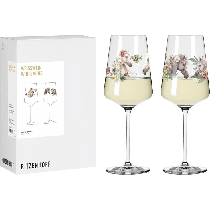 Ritzenhoff Weißweinglas Reitgold – Bild 1