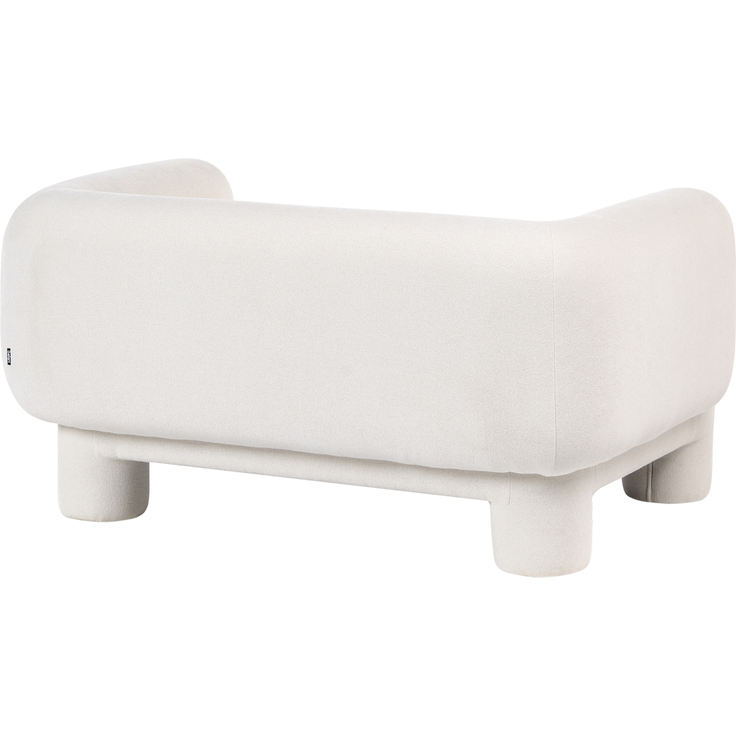 Sofa 2-Sitzer HOGBO Stoff Weiß – Bild 5