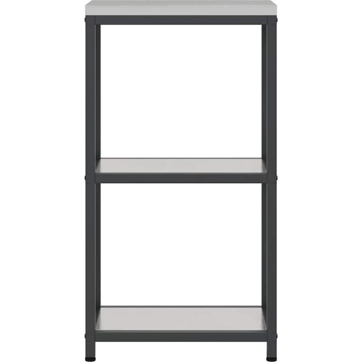 vidaXL Küchenaufbewahrung mit Regal Silber 60 x 50 x 92 cm Stahl 874979 – Bild 8