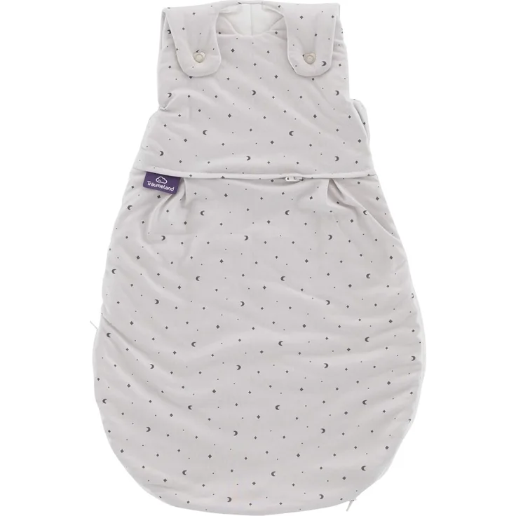 Träumeland Babyschlafsack LIEBMICH 3tlg. Set Moon grau Größe 56/62