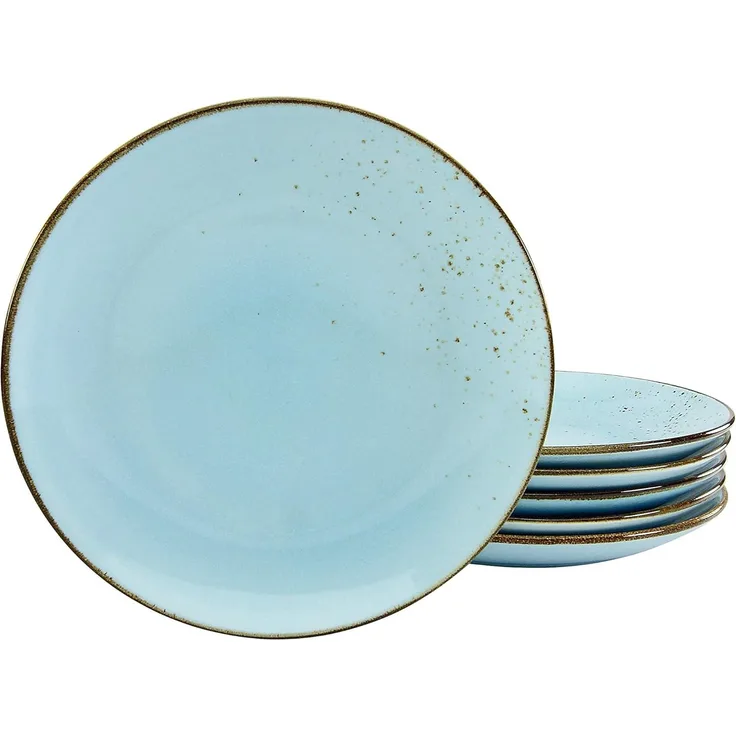 Nature Collection Lightblue, Speiseteller 6-tlg (m