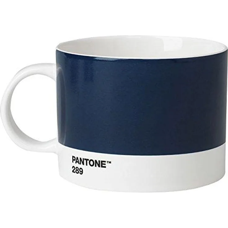 Pantone Teebecher, Porzellan, Dark Blue 289, 10. 4 x 10. 4 x 8 cm