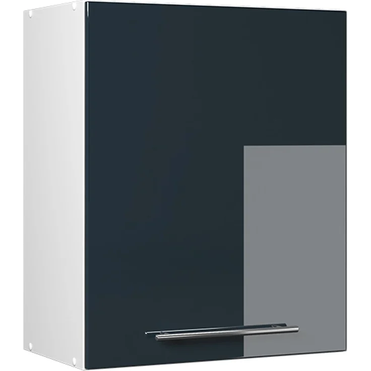 Hängeschrank Fame-Line Dunkelblau Hochglanz 60 cm Vicco – Bild 1
