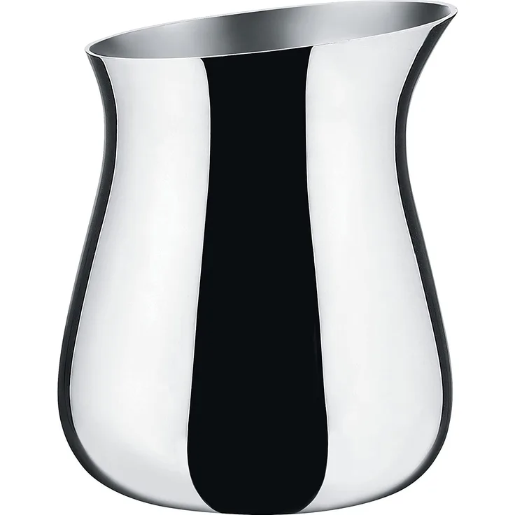 Alessi Milchkännchen, Porzellan, Silber, 3. 5 x 8 x 36 cm