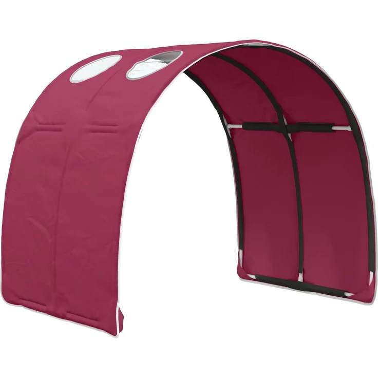 vidaXL Bettunnel 2 pcs Rot 211 x 67,5 x 2 cm Polyester 893712 – Bild 4