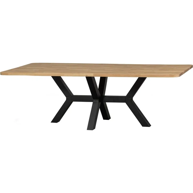 Esstisch Tablo XL aus Eichenholz, Z-Gestell