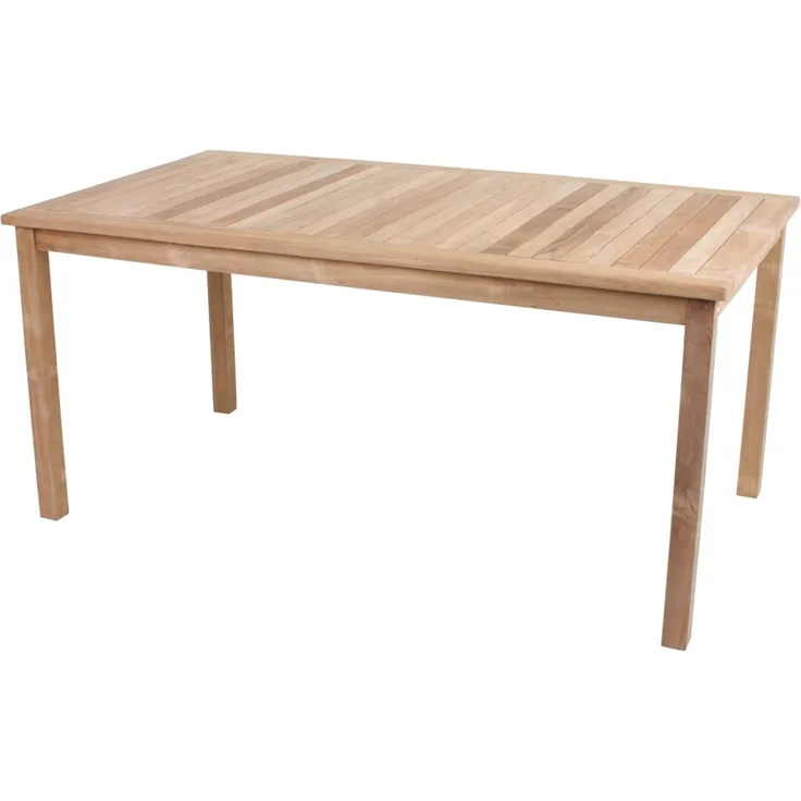 Tisch Solo, rechteckig 160x90cm aus Teak