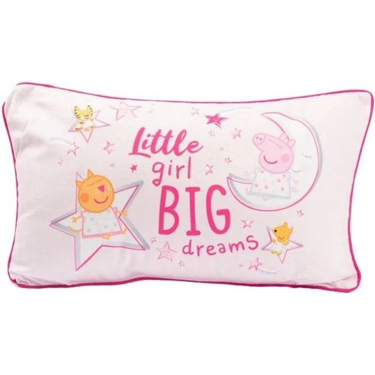 United Labels® Dekokissen Peppa Wutz – Little girl Big dreams, 40 x 23 cm – Bild 4