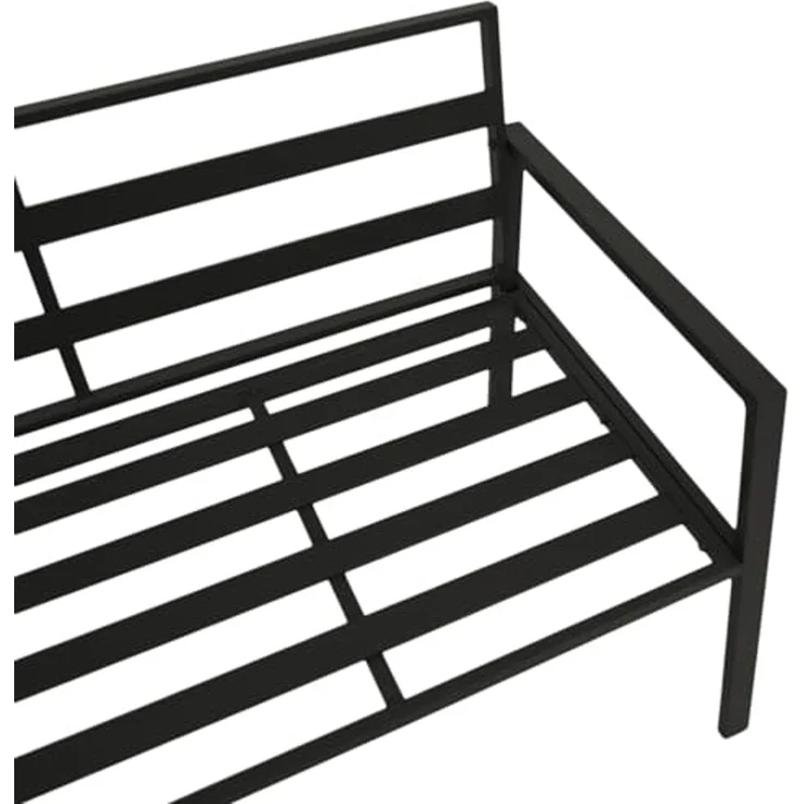 DEGAMO Gartenlounge-Set VANCOUVER 4-teilig, Aluminium anthrazit, Polster grau, wetterfest – Bild 7