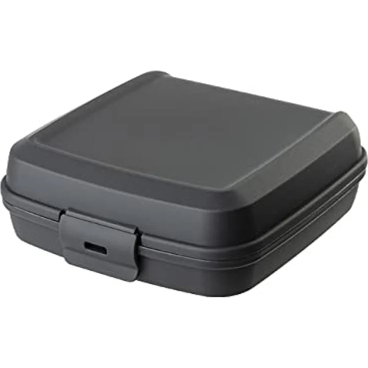 Engelland Lunchbox Brotdose mit Klickverschluss, Kunststoff (BPA-frei), (Vorteils-Set, 1-tlg, Ideal für Schule, Kindergarten und Arbeit), BPA frei, robuster Kunststoff, spülmaschinengeeignet – Bild 1