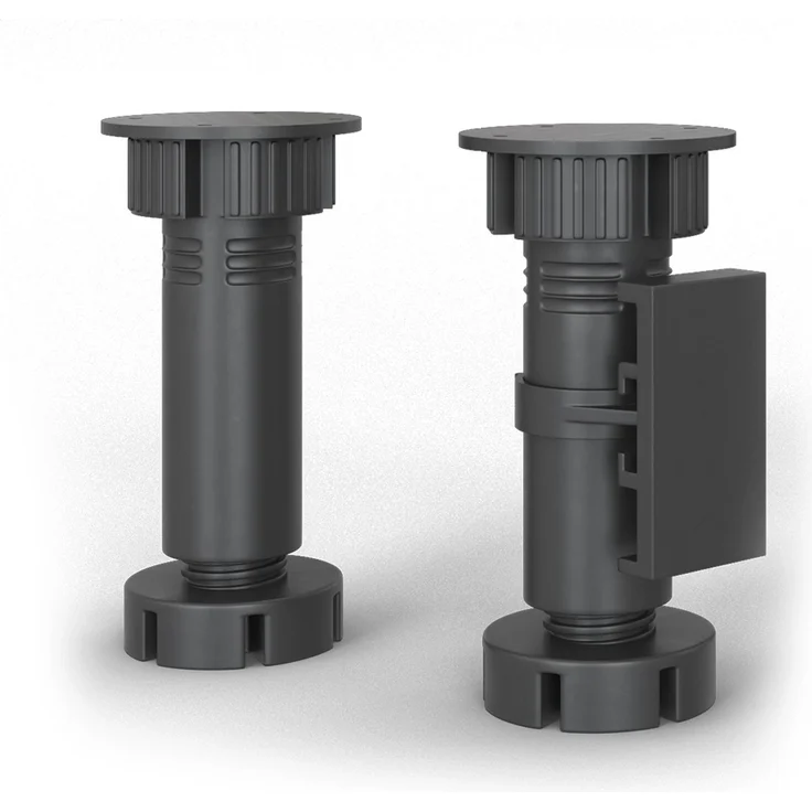 Küchenzeile Raul Goldkraft Eiche/Anthrazit 240 cm , AP Schwarz gemustert Vicco – Bild 6