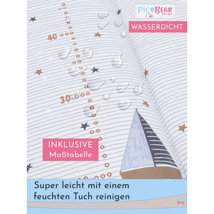 pic Bear weiche Wickelauflage HONEY 85 x 72 cm, Segelboot : Segelboot – Bild 1