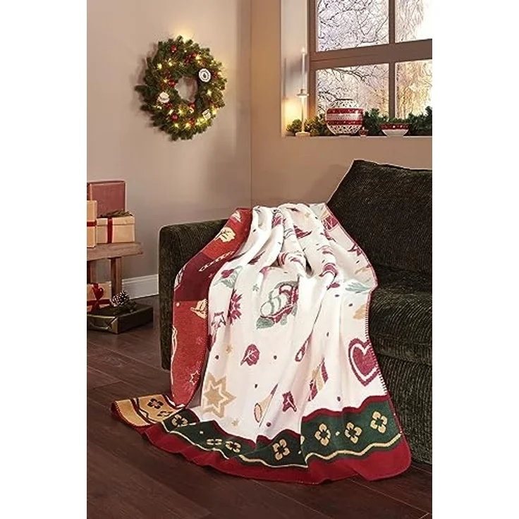 Wohndecke Toy's Delight mit weihnachtlichen Motiven, Weihnachtsdecke in 150x200, Villeroy & Boch – Bild 3