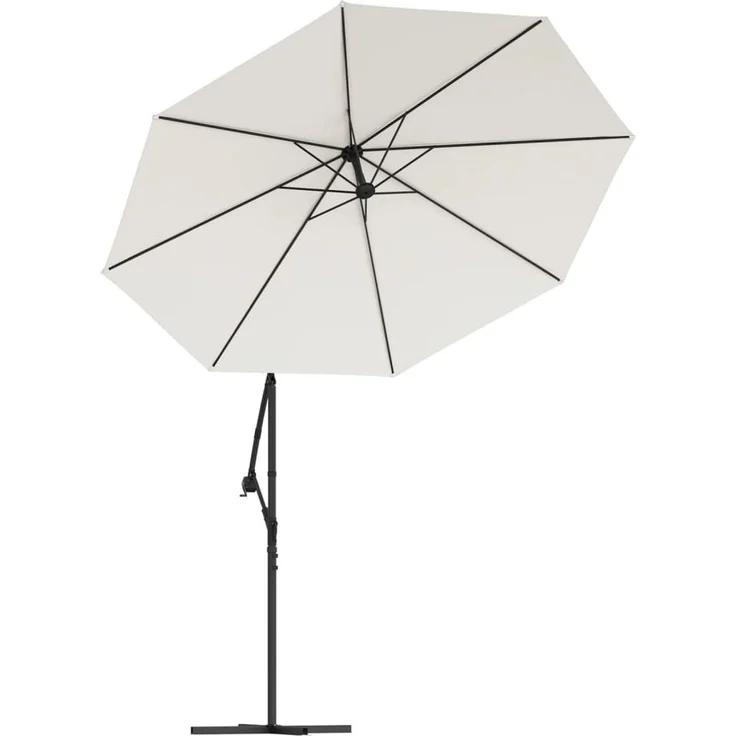 vidaXL Ersatzbezug für Ampelschirm Sandweiß 300 cm 313804 – Bild 5