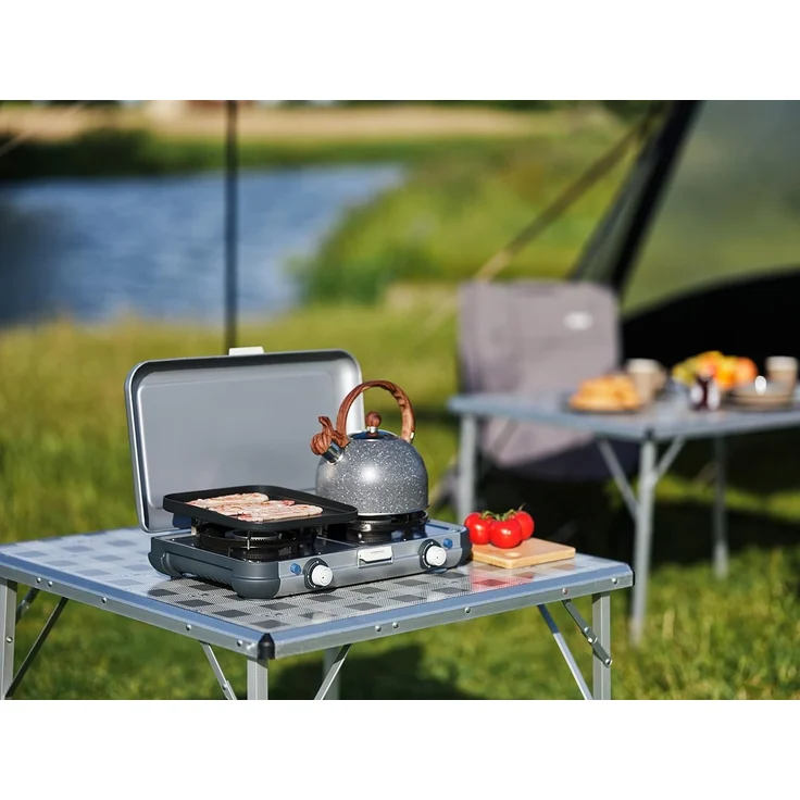 Campingaz 'Camping Kitchen 2 Grill & Go CV', silber/schwarz, 33 x 49 x 45 cm – Bild 6