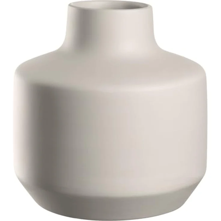 LEONARDO HOME Milano Keramikvase, moderne Dekovase für kunstvolle Blumen-Bouquets, creme, Höhe 21,5 cm – Bild 1