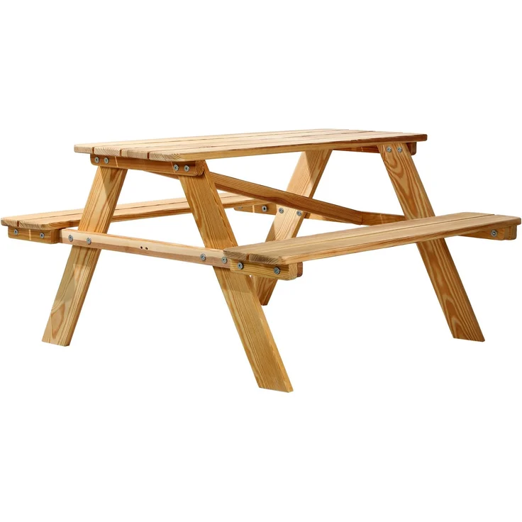 KADAX Gartenbank. Holzbank für Kinder mit Tisch und Tisch für den Garten – Bild 8