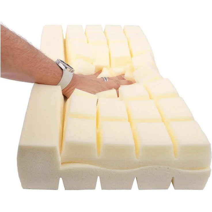 Traumschloss Nackenstützkissen Premium Plus, Füllung: Viscoschaumkern, Bezug: 100% Polyester, Rückenschläfer, Seitenschläfer, Bauchschläfer, supersoft Ohrenweichzone mit aufwendigem 3D Würfelschnitt (RG50) – Bild 2