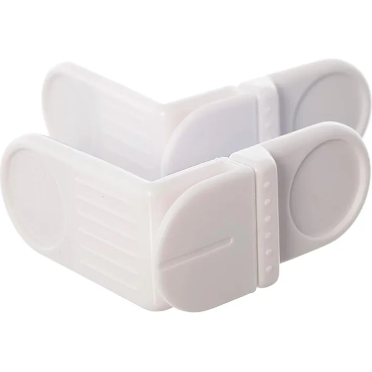 Dreambaby G133 Winkel-Verschluss Schubladensicherung Schranksicherung Kindersicherung zum Kleben (2er)
