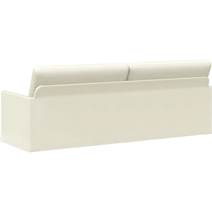 vidaXL 3-Sitzer Sofa Creme 220 x 81 x 82 cm Cordstoff 42041168 – Bild 4