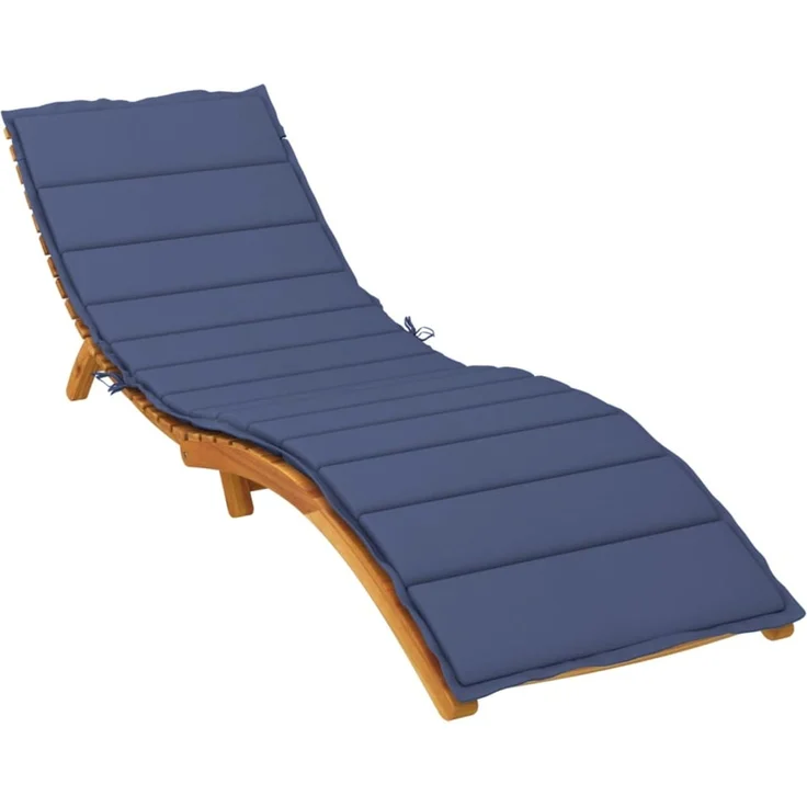 vidaXL Sonnenliegen-Auflage Marineblau Oxford-Gewebe 378774 – Bild 2