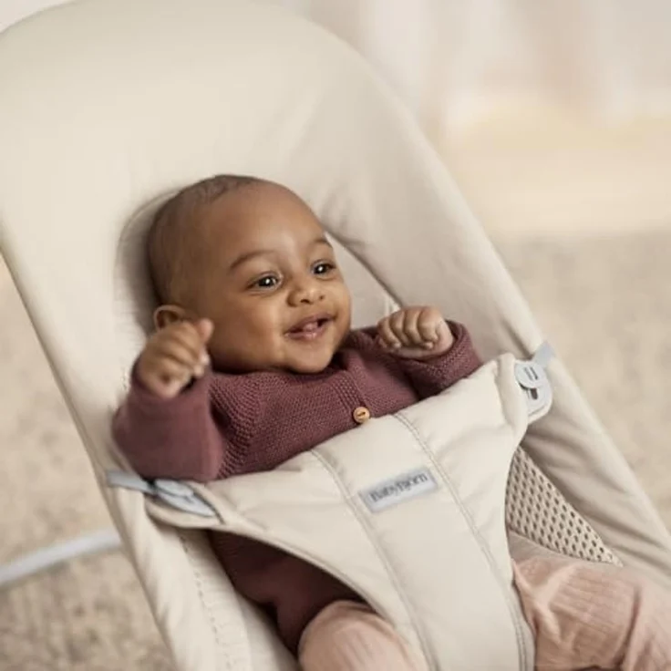 BabyBjörn Balance Soft Jersey Wippe - Gewebt - Hel – Bild 3