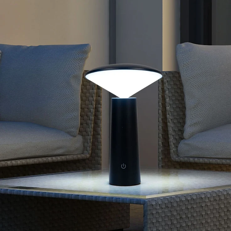LED Tischleuchte, schwenkbar, CCT Schaltung, dimmbar H 21 cm – Bild 6