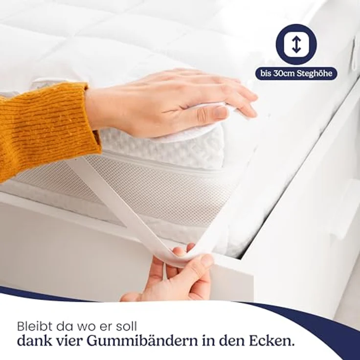 Matratzenschoner Matratzenschutz - Matratzenauflage viele Größen zum Matratzenschutz Gentle North, gängigste Größen – Bild 7