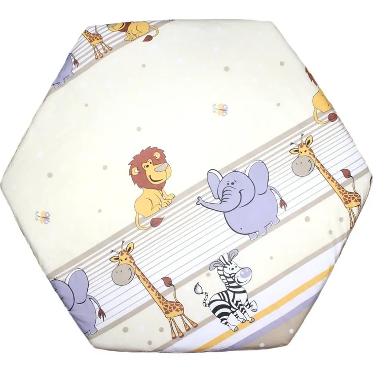 Primawela Spannbettlaken Baby Kinder 6-eck Laufgitter Laufstall Matratze 105x120cm