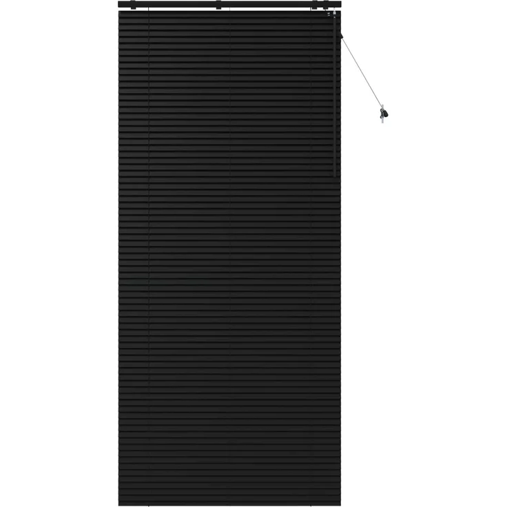 vidaXL Venezianische Jalousie Schwarz 100 x 250 cm 35 mm 42015516 – Bild 2