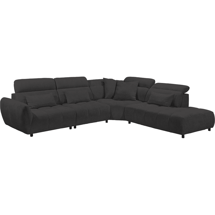 Sofa Franklin von ED Exciting Design – Modernes Sofa mit Mikrofaserbezug, Nosagfederung und 5-fach verstellbaren Kopflehnen
