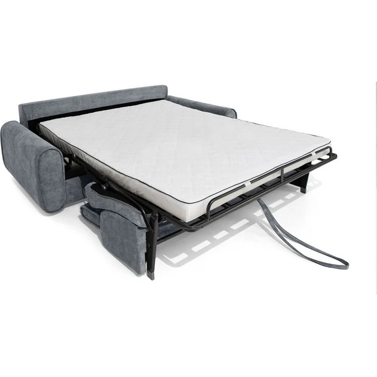 Beautysofa Schlafsofa Pavarti modernes Sofa mit italienischem Klappmechanismus und Matratze, mit Bettkasten, verstellbaren Kopfstützen und Schlaffunktion, in 3 Größen & 8 Farben – Bild 3