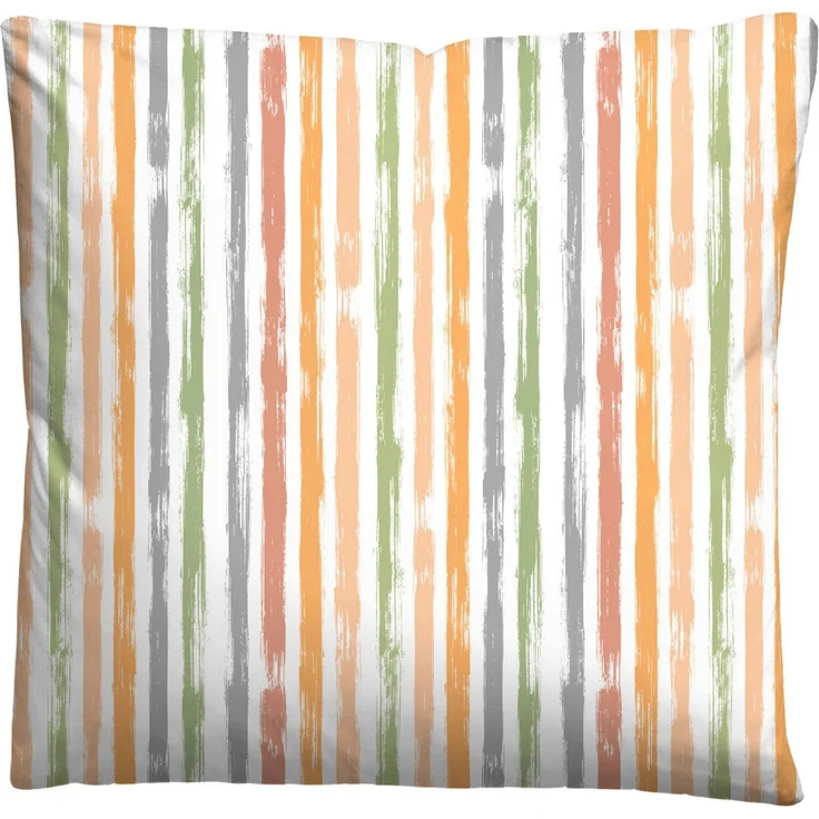 Traumhaft schlafen - Castell - Markenbettwäsche Baumwoll Seersucker Bettwäsche 0020372 LÄNGSSTREIFEN, honig, 1x 155x220 cm + 1x 80x80 cm – Bild 3