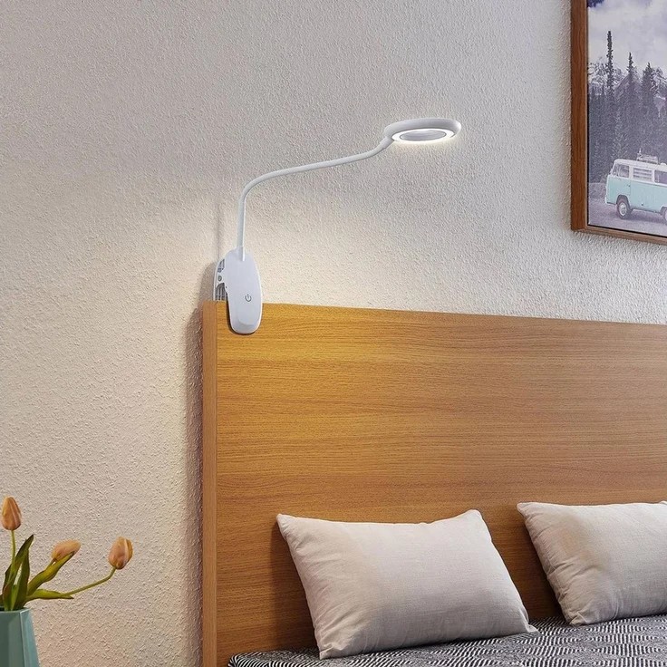 Prios Klemmleuchte Harumi, Enthalten, 1 x 4 W LED, universalweiß – Bild 2