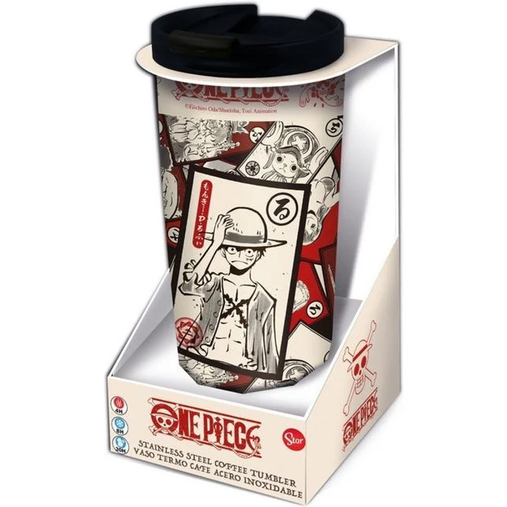 Stor Kinderbecher One Piece Edelstahl-Trinkbecher Cards – Bild 2