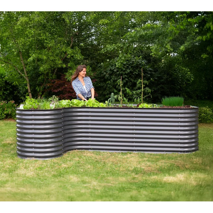 Westmann Grow Faster XL | Metall Hochbeet L-Form