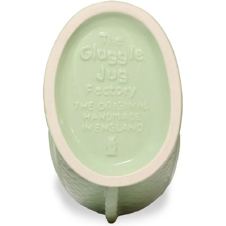 Gluckigluck Wasserkaraffe, (Original Gluggle Jug aus England), mit Gluckergeräusch, handgefertigt, ikonisches Fisch-Design, 1,2 L – Bild 3