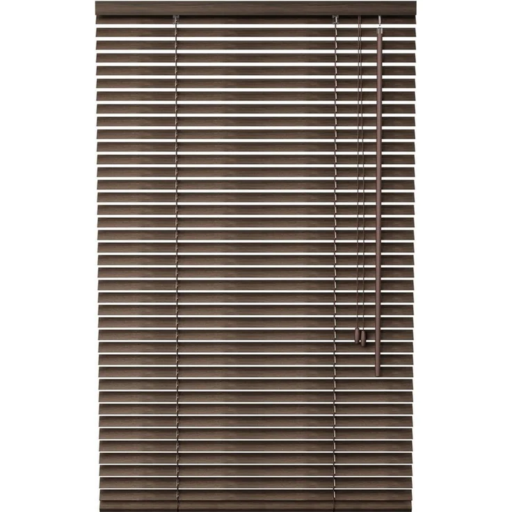 Sekey Jalousie Jalousie Klemmfix ohne Bohren Holzjalousie Holz Rollo Plissee Echtholz, Lamelle 35mm Montage mit Bohren oder ohne Bohren möglich für Fenster – Bild 1