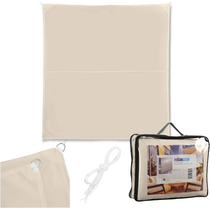 Relaxdays Sonnensegel Polyester – Bild 1