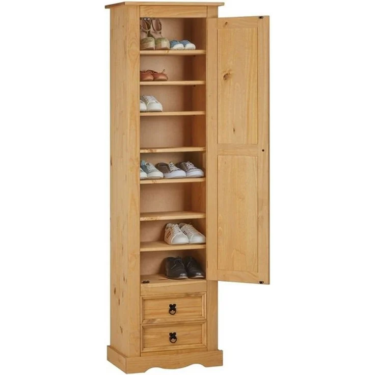 IDIMEX Schuhschrank TEQUILA Schuhschrank Schuhregal Schuhaufbewahrung mit 2 Schubladen 8 Fächer ge – Bild 4