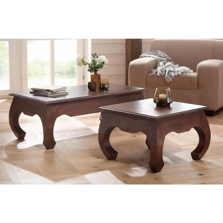 Home affaire Couchtisch Kumar, mit geschwungenen Beinen, in 2 Breiten – Bild 5