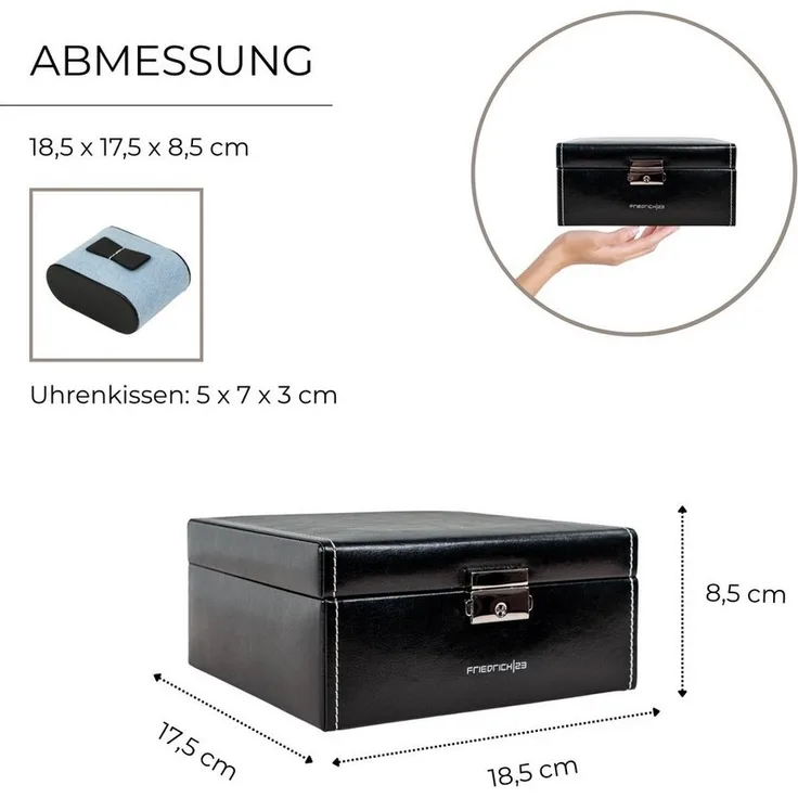 Friedrich23 Uhrenbox Bond für 6 Uhren