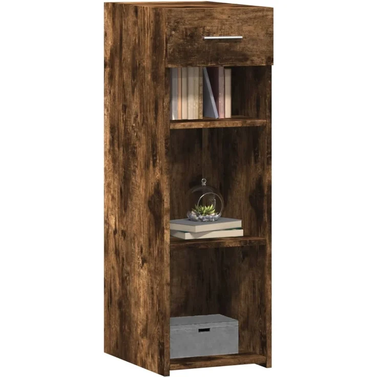 vidaXL Sideboard Räuchereiche 30x42,5x93 cm Holzwerkstoff 846310 – Bild 3